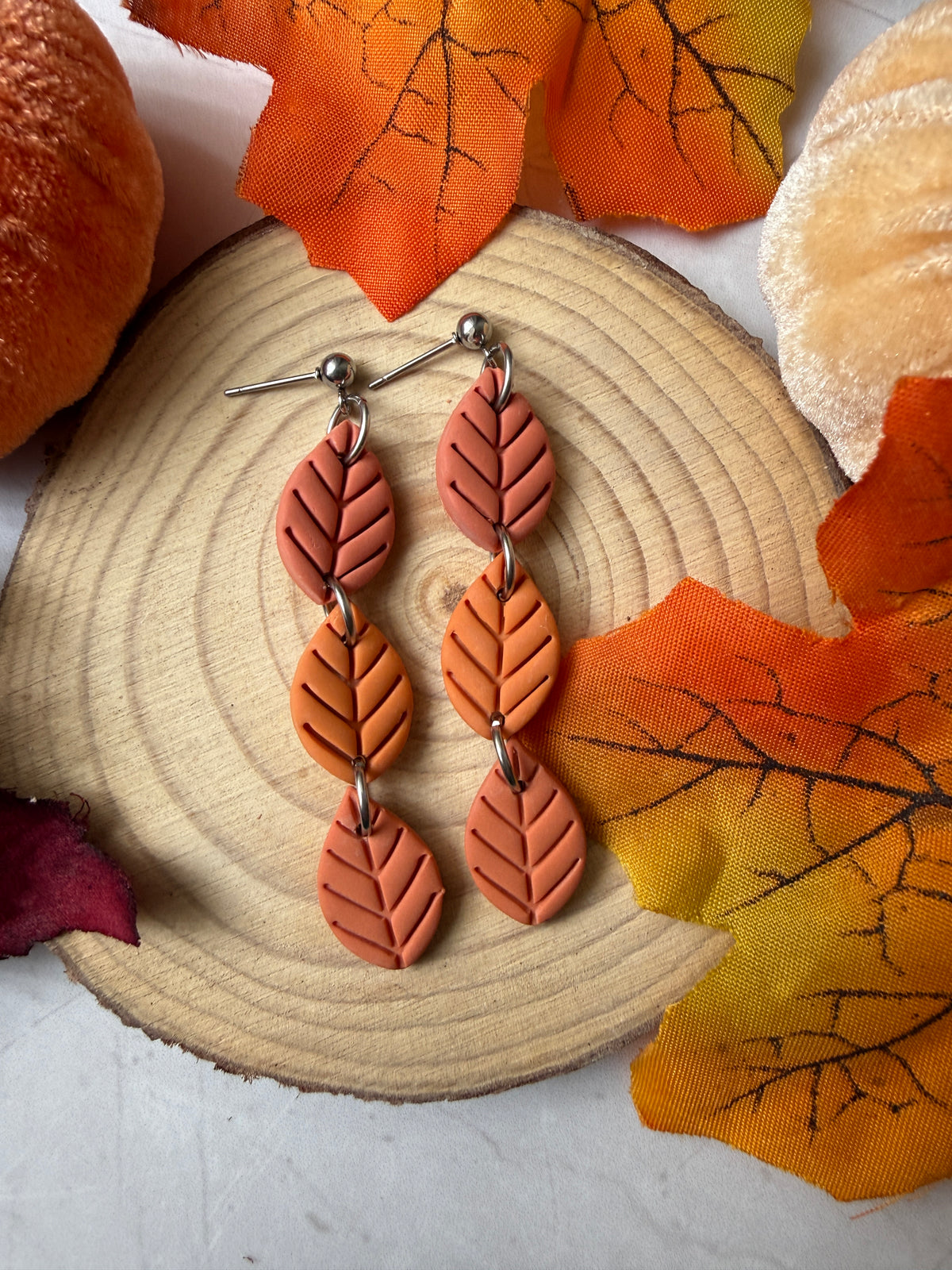 The Leaf Drop Earrings