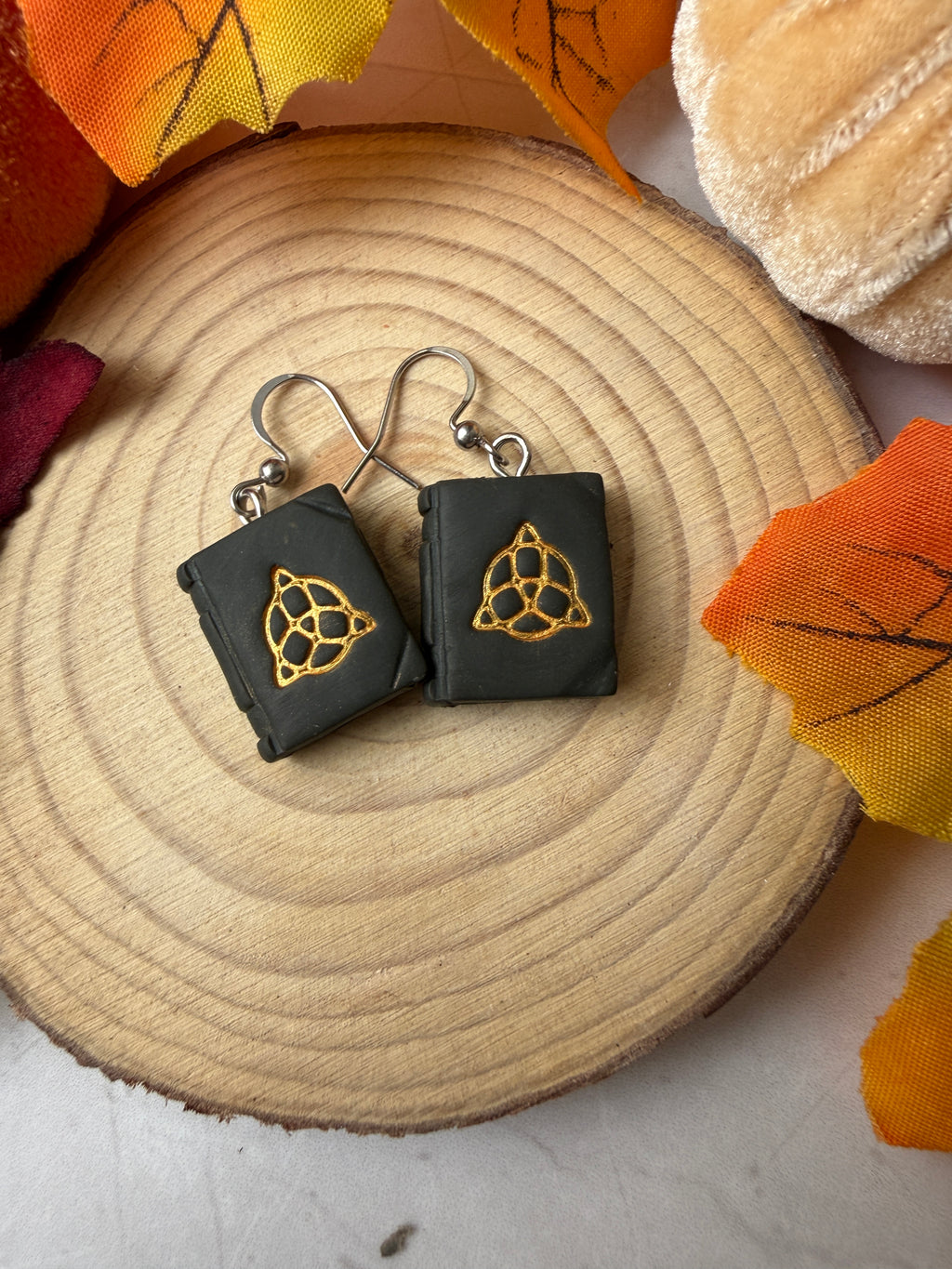 Witches Grimoire Earrings