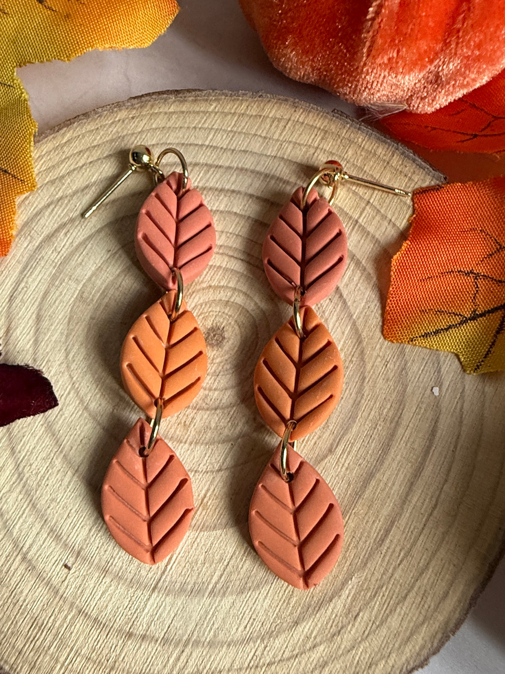 The Leaf Drop Earrings