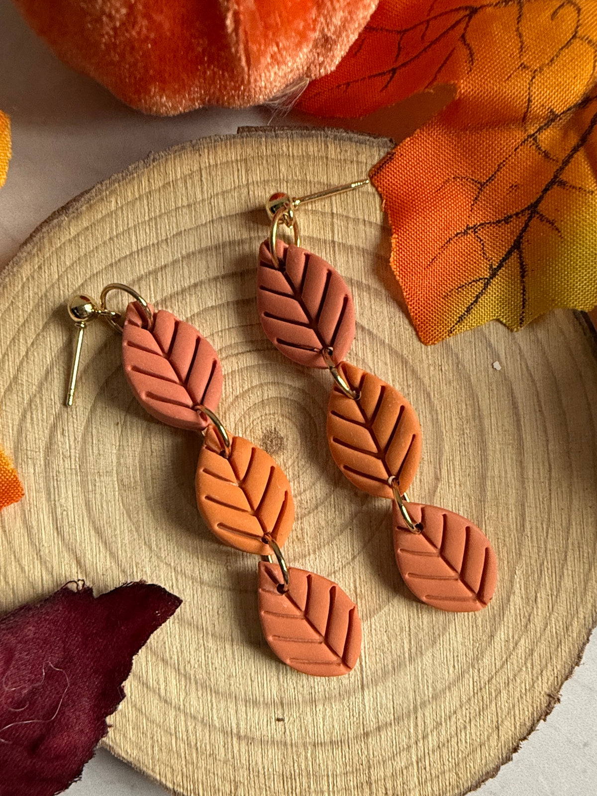 The Leaf Drop Earrings