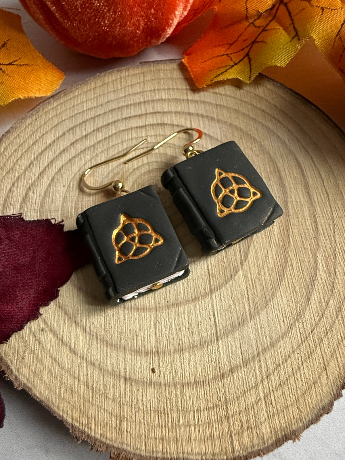 Witches Grimoire Earrings