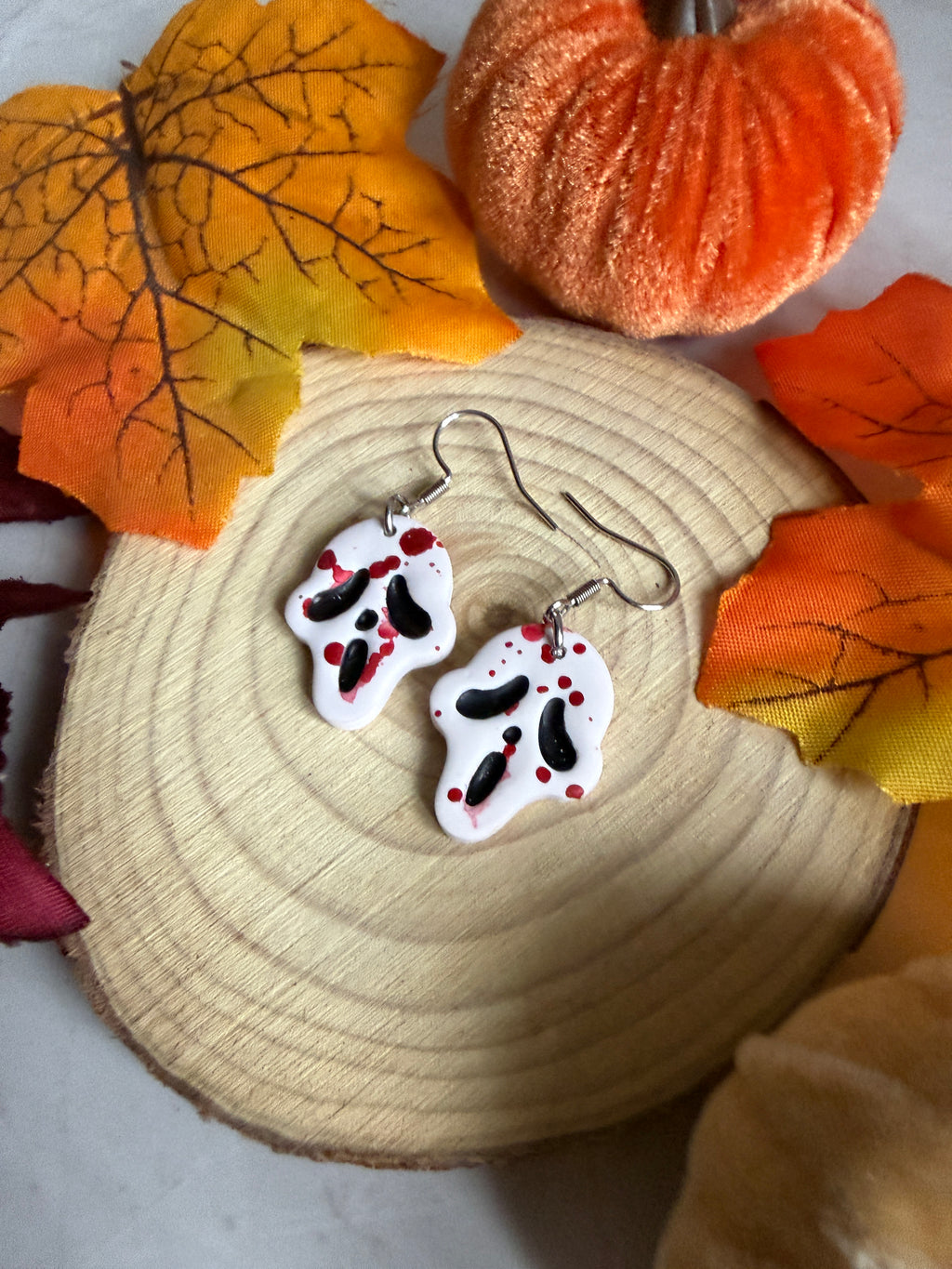 The Ghastly Ghost Earrings