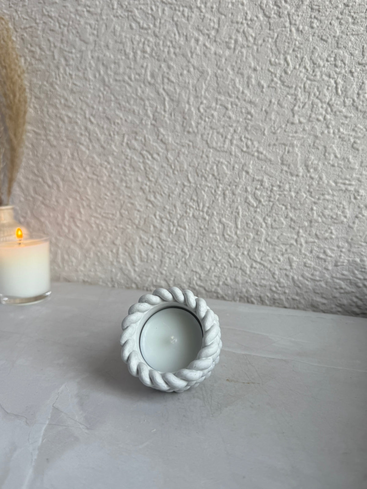 Willow Knot Tealight holders -  Set of 2