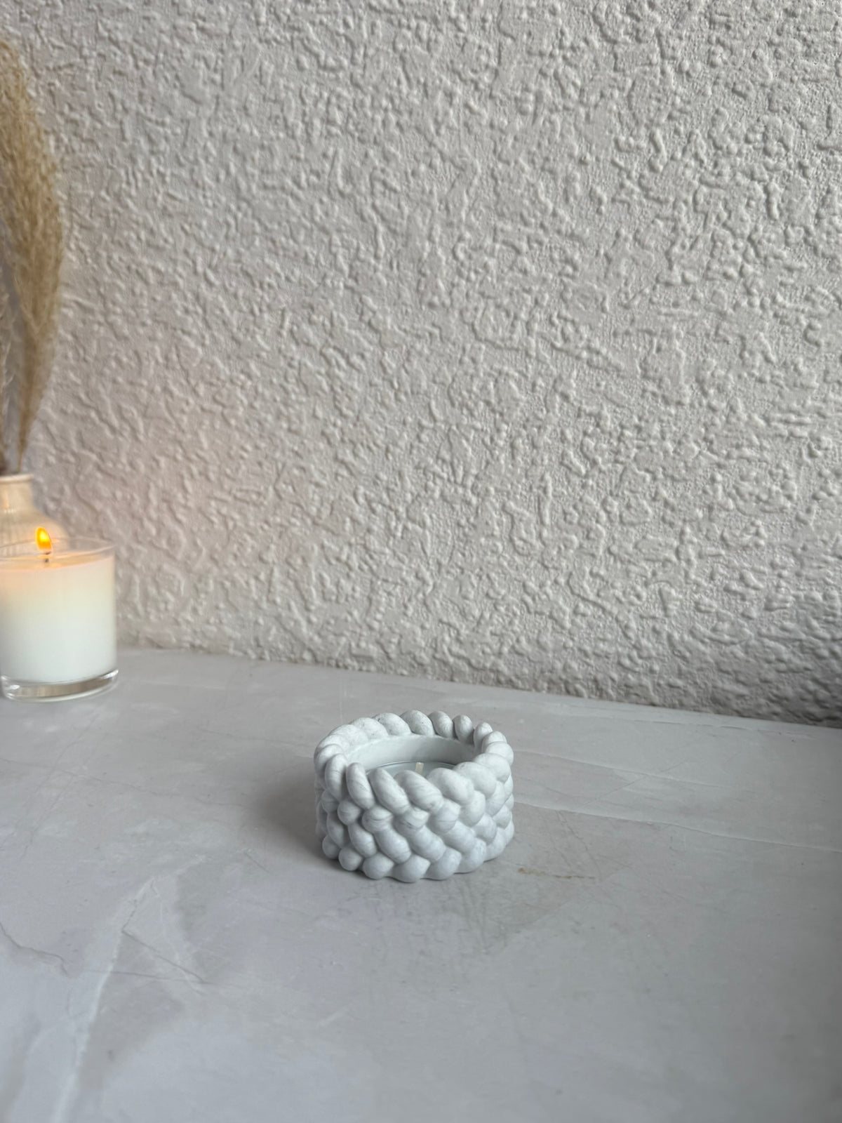 Willow Knot Tealight holders -  Set of 2