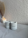 Willow Knot Tealight holders -  Set of 2