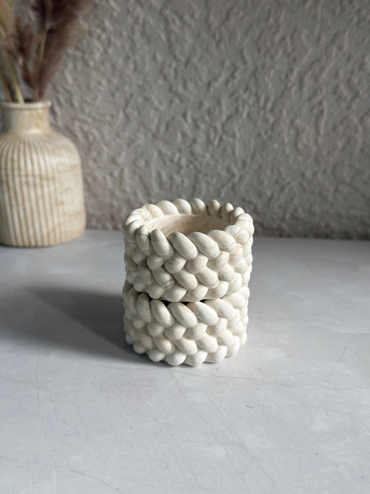 Willow Knot Tealight holders -  Set of 2
